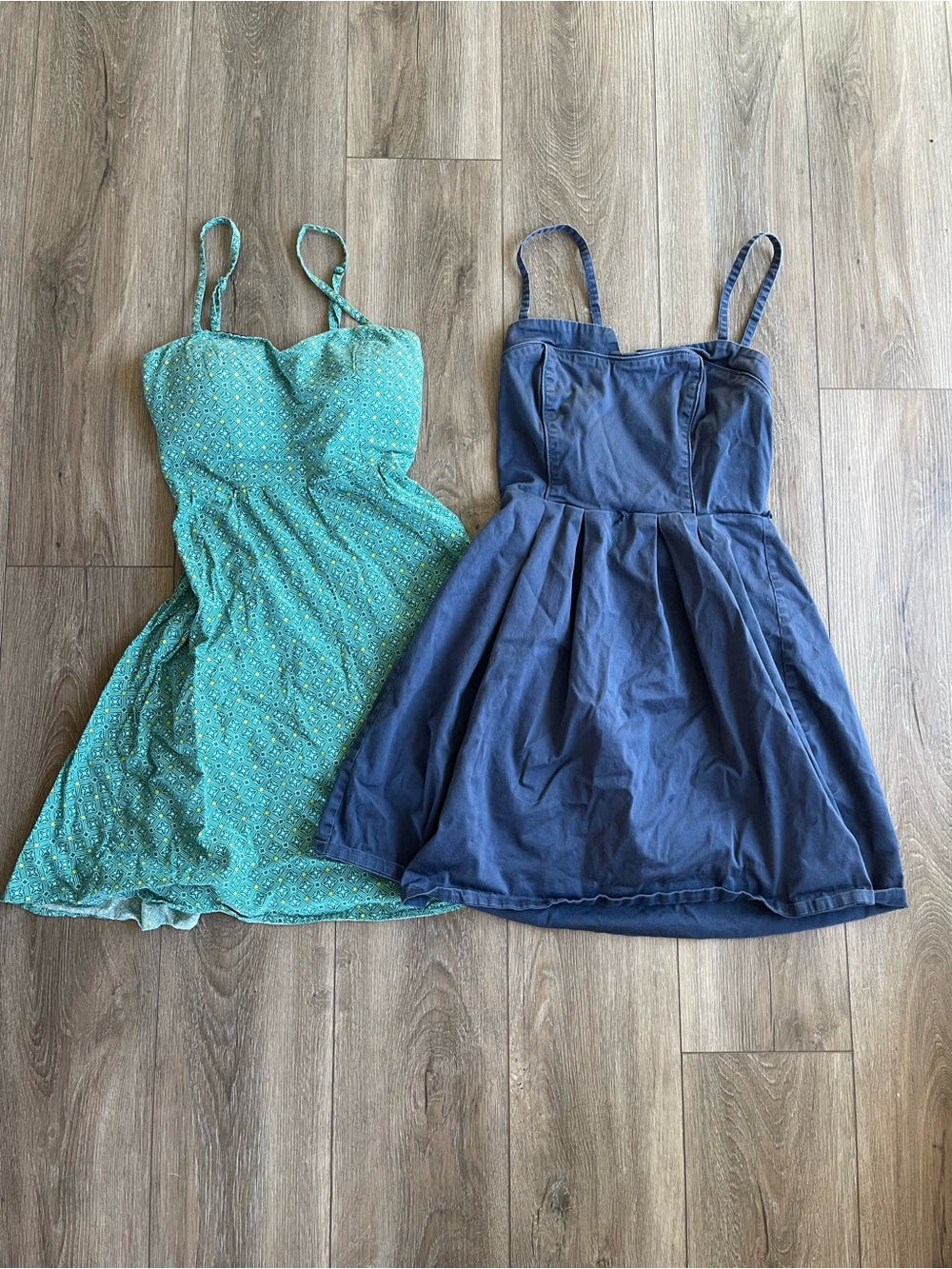Bundle of 2 Vintage Sleeveless A-Line Dresses